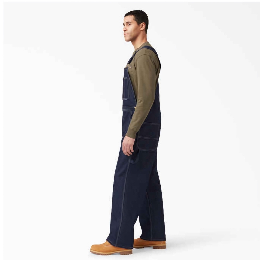 NWOT DICKIES Men'sIndigoBibOveralls-tag says34x34;BUT,fit like 38x36..Mislabeled - Picture 2 of 10